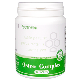 Витаминно-минеральный комплекс, источник кальция Osteo Complex (180)4058 Действия: укрепляет костную ткань, связки и суставы, источник легкоусвояемого кальция и марганца, предупреждает развитие остеопороза, уменьшает боль и воспаление в суставах, способствует восстановлению хрящевых тканей суставов, нормализует выработку внутрисуставной жидкости, улучшает состояние зубов, ногтей и волос. Показания: профилактика остеопороза, воспалительные и дегенеративные изменения в суставах, переломы костей, ломкость ногтей и волос.